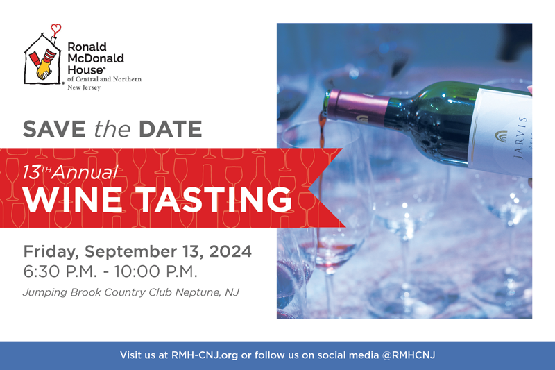 13th Annual Wine Tasting-Save The Date